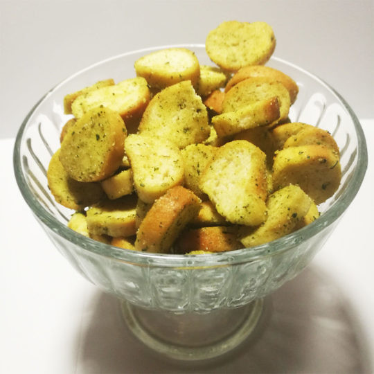 сухарики из белого хлеба