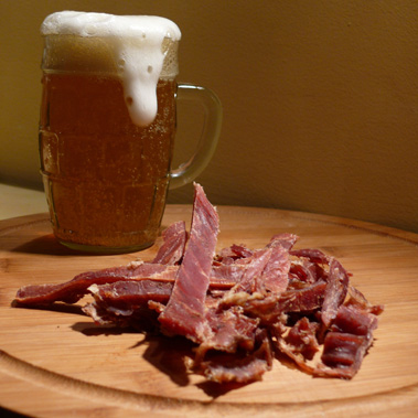 свинина вяленая